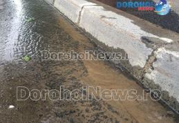 Avarie la conducta de apă pe strada Luceafărul din Dorohoi - FOTO