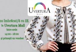 Spirit românesc la Uvertura Mall! Sărbătorim Ziua Universală a Iei la Uvertura Mall!