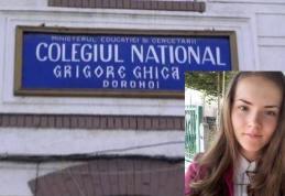 Liliana Clim, absolventa Colegiului Național „Grigore Ghica” Dorohoi, cu 10 la bacalaureat
