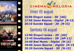 Vezi ce filme vor rula la Cinema „MELODIA” Dorohoi, în săptămâna 5 – 11 august 2016– FOTO