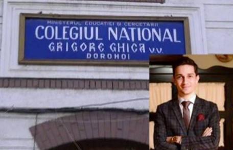 Robert Stredie, noul reprezentant al elevilor în CA al Colegiului Național „Grigore Ghica” Dorohoi