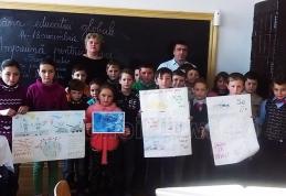 Proiect educațional „Împreună pentru pace” desfășurat la Școala Gimnazială „Dimitrie Pompeiu” Broscăuți - FOTO