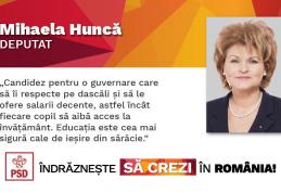 Interviu cu doamna Mihaela Huncă, candidatul PSD Botoșani pentru Camera Deputaților