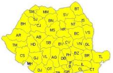 Avertizare METEO : Cod galben de precipitaţii pentru întreaga ţară