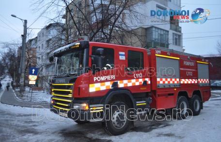 Pompierii puși în alertă de sesizarea unui bărbat de pe Aleea Criva din Dorohoi - FOTO