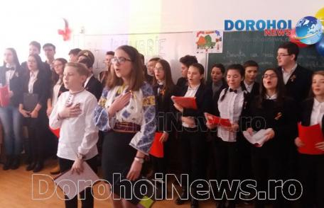 Ziua Unirii sărbătorită la Gimnaziul „Mihail Kogălniceanu” Dorohoi - FOTO