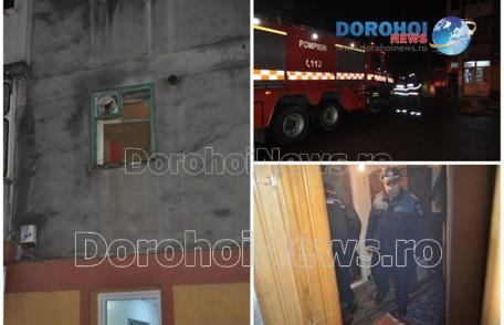 Panică într-un bloc din Dorohoi! O oală uitată pe foc a pus autoritățile în alertă - FOTO