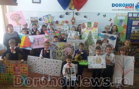 Gimnaziul „Mihail Kogălniceanu” Dorohoi: 100 de zile sărbătorite de elevii din clasa pregătitoare Step by Step - FOTO