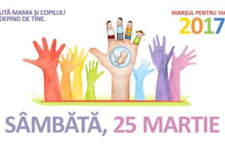 „Marșul pentru viață” la Dorohoi - „Ajută mama și copilul! Ei depind de tine”