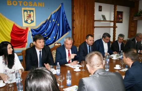 Delegație oficială din Republica Moldova, în vizită la Consiliul Județean Botoșani - FOTO