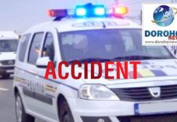 Accident produs pe strada Ștefan Airinei din Dorohoi. Șofer rănit din cauza neatenției!