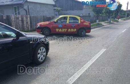 Accident! O femeie rănită și două mașini avariate pe strada George Enescu din Dorohoi - FOTO