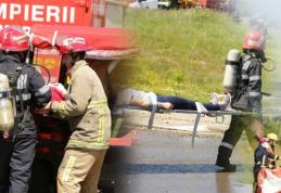 Exerciţii de pregătire pentru intervenţie în cazul producerii unor situații de urgență la Botoșani, Trușești și Ștefănești