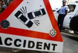 Accident rutier produs pe Calea Națională din cauza neatenției