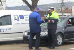 Acţiune comună a Poliţiei și RAR, la Botoșani. Şoferii cu maşini ce aveau defecţiuni tehnice, amendați