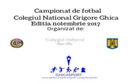 Campionat de fotbal la Colegiul Național Grigore Ghica - FOTO