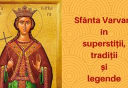 Sărbătoare, astăzi, pentru creştin-ordodocşi. Sfânta Varvara, sora sfântului Nicolae!