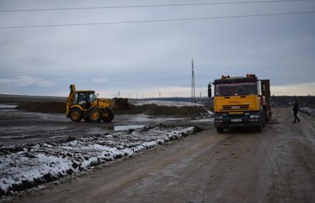 Drumul Național 24C a intrat în lucrări de modernizare - FOTO