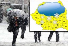 Val de aer POLAR peste România anunțat de meteorologi