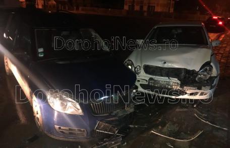 Accident pe strada G. Enescu din Dorohoi. Femeie rănită în timp ce se afla într-o mașină staționată