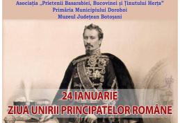 Iubitorii de istorie și cultură invitați la sărbătorirea „Zilei Unirii Principatelor Române”