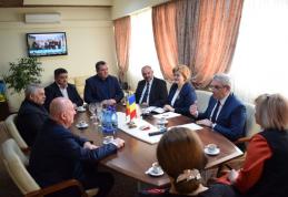 Delegație din Raionului Edineț – Republica Moldova prezentă astăzi la Consiliul Județean Botoșani - FOTO