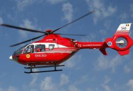 Elicopterul SMURD chemat de urgență pentru un bebeluș de șase săptămâni