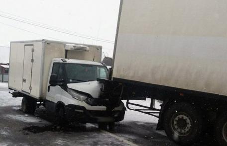 Șofer din Dorohoi implicat într-un accident mortal cu două camioane și o autoutilitară - FOTO