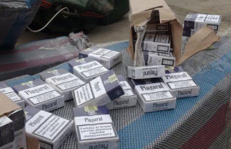 Țigări de contrabandă confiscate de polițiștii dorohoieni