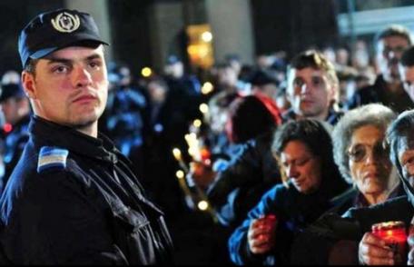 Jandarmii alături de cetăţeni în noaptea de înviere