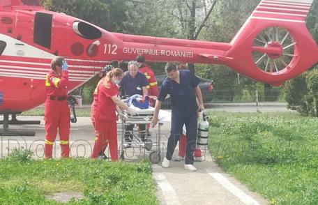 Elicopterul SMURD chemat din nou la Botoșani pentru un copil de un an lovit de cal - FOTO