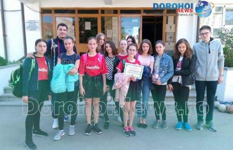 Rezultat remarcabil obținut de echipa de handbal fete a Școlii Gimnaziale „Mihai Kogălniceanu” Dorohoi - FOTO