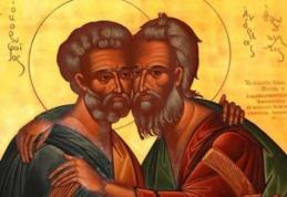 Sfinţii Apostoli Petru şi Pavel. Astăzi începe postul celor doi stâlpi ai bisericii creştine
