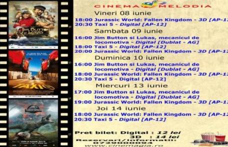 Vezi ce filme vor rula la Cinema „MELODIA” Dorohoi, în săptămâna 8 – 14 iunie – FOTO