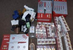Acţiune surpriză: Ţigări şi alcool confiscate de jandarmii din Botoşani