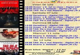 Vezi ce filme vor rula la Cinema „MELODIA” Dorohoi, în săptămâna 6 – 12 iulie – FOTO