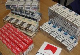 Ţigări de contrabandă confiscate din zona Pieței Centrale Dorohoi. S-a lăsat cu dosar penal