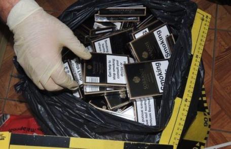 Ţigări de contrabandă confiscate de poliţiştii de la Investigarea Criminalităţii Economice