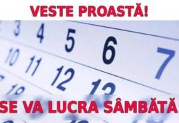 O instituție bugetară din Botoșani anunță când va recupera zilele libere din mivacanța de Sf. Marie