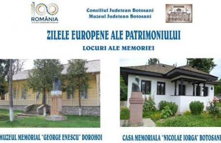 Zilele Europene ale Patrimoniului desfăşurate la Dorohoi sub genericul „Locuri ale memoriei”