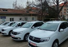 Parcul auto al IPJ Botoșani se reînnoiește cu 13 autospeciale noi