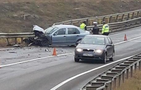 Doi botoșăneni răniți într-un accident produs pe drumul E58 Suceava – Gura Humorului