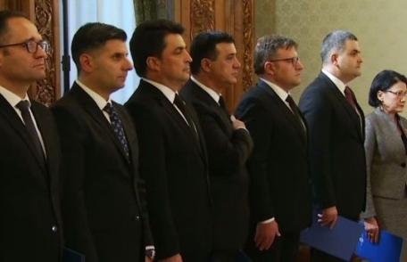 Noii miniştri acceptați din Guvernul Dăncilă au depus jurământul, la Palatul Cotroceni