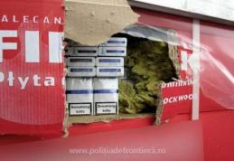 Captură record la frontiera Siret. Un milion de pachete de ţigări ascunse în două TIR-uri