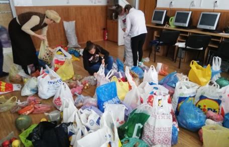 „Săptămâna fructelor şi a legumelor donate” – activitate de voluntariat desfăşurată de elevii Şcolii Gimnaziale „Dimitrie Pompeiu” Broscăuţi - FOTO