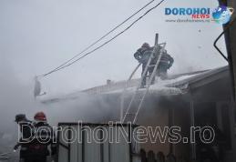 Incendiu izbucnit la o casă din Dorohoi! Pompierii au intervenit prompt pentru stingere - FOTO