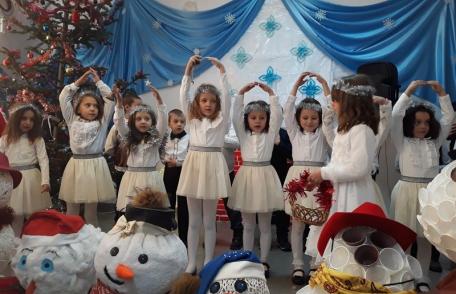 Magia sărbătorilor de iarnă la Școala Gimnazială „Gheorghe Coman” din Brăești - FOTO