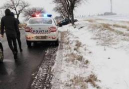 Tânără de 21 de ani rănită într-un accident produs pe drumul Botoşani-Săveni