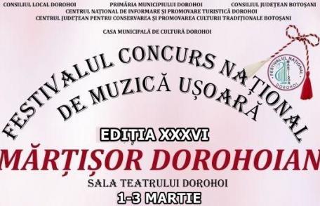 Festivalul „Mărțișor Dorohoian” 2019. Vezi cine cântă în recital!