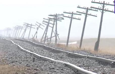 Situația dramatică în care a ajuns calea ferată de pe tronsonul Dorohoi - Iași - VIDEO
